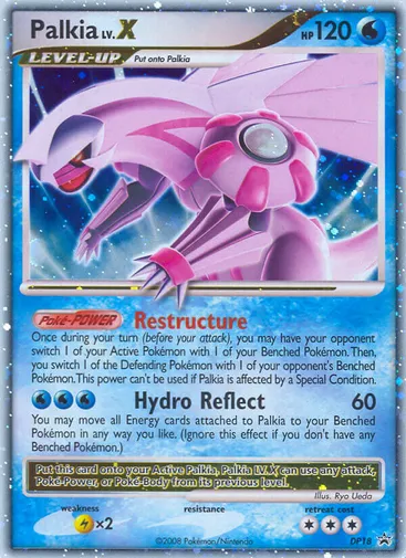 Palkia LV.X DP18 from DP Black Star Promos