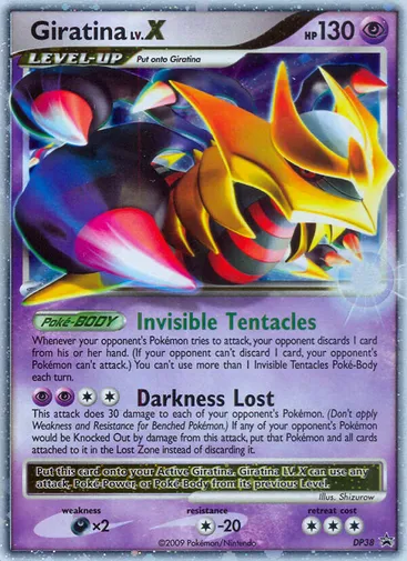 Giratina LV.X DP38 from DP Black Star Promos