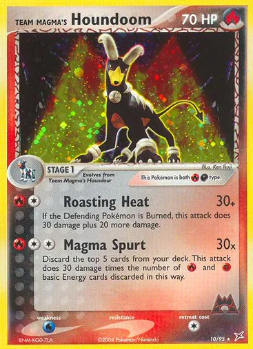 Team Magma's Houndoom 10 from Team Magma vs Team Aqua