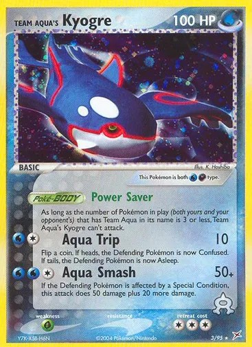 Team Aqua's Kyogre 3 from Team Magma vs Team Aqua
