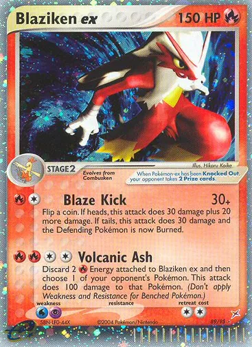 Blaziken ex 89 from Team Magma vs Team Aqua