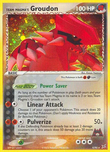 Team Magma's Groudon 9 from Team Magma vs Team Aqua