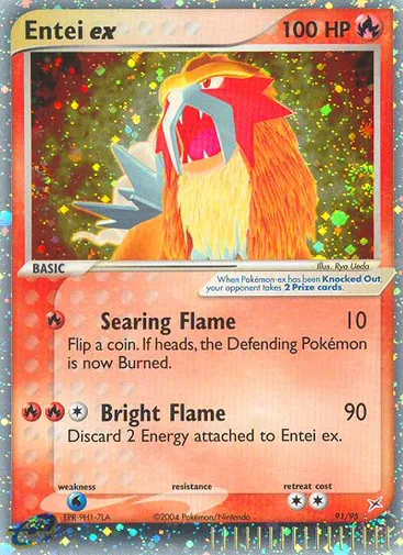 Entei ex 91 from Team Magma vs Team Aqua