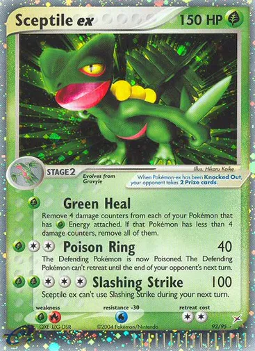 Sceptile ex 93 from Team Magma vs Team Aqua