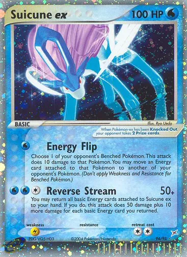 Suicune ex 94 from Team Magma vs Team Aqua