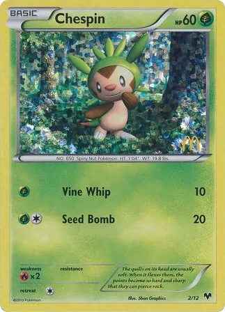 Chespin 2 from McDonald's Collection 2014