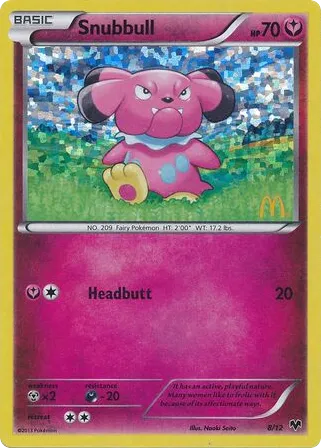 Snubbull 8 from McDonald's Collection 2014