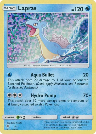 Lapras 5 from McDonald's Collection 2019