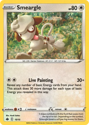 Smeargle 15 from McDonald's Collection 2022