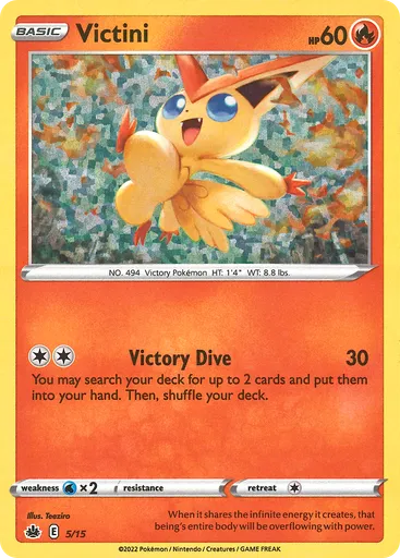 Victini 5 from McDonald's Collection 2022