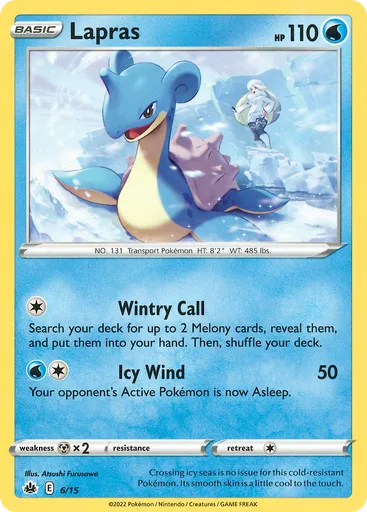 Lapras 6 from McDonald's Collection 2022