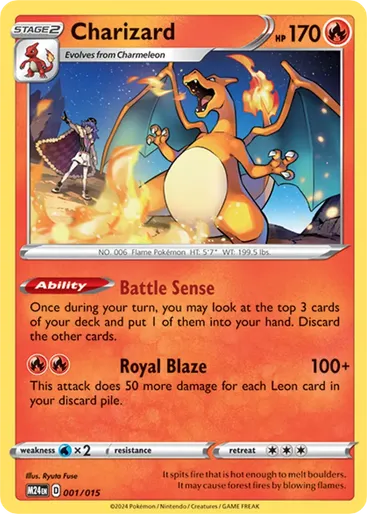 Charizard 1 from McDonald's Collection 2024