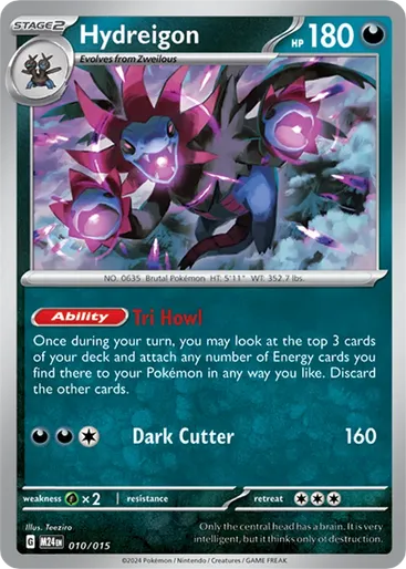 Hydreigon 10 from McDonald's Collection 2024