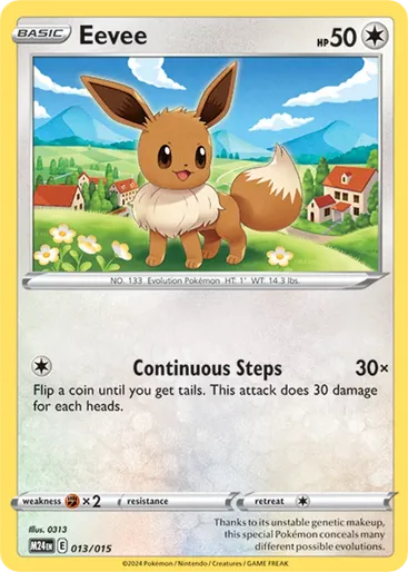 Eevee 13 from McDonald's Collection 2024