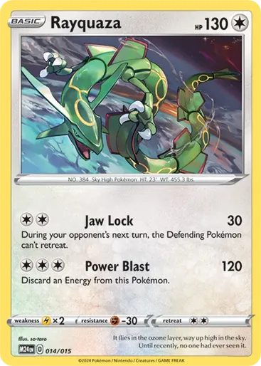 Rayquaza 14 from McDonald's Collection 2024