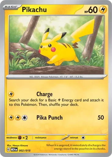 Pikachu 2 from McDonald's Collection 2024