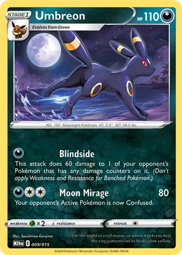 Umbreon 9 from McDonald's Collection 2024