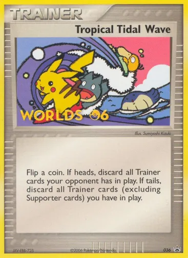 Tropical Tidal Wave 36 from Nintendo Black Star Promos