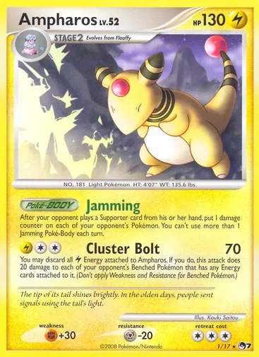 Ampharos 1 from POP Series 7