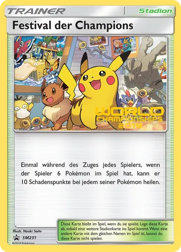 Champions Festival SM231 from SM Black Star Promos