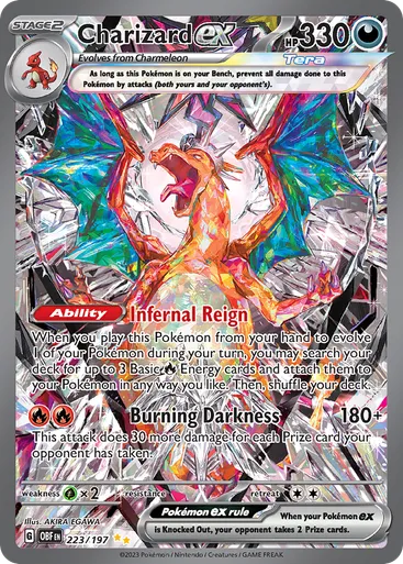 Charizard ex 223/197 from Obsidian Flames