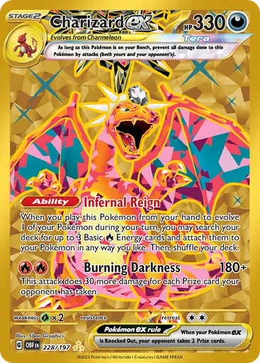 Charizard ex 228 from Obsidian Flames
