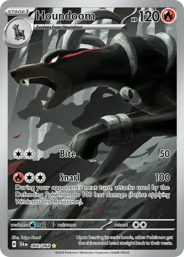 Houndoom 66 from Shrouded Fable