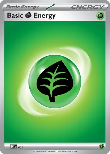 Basic Grass Energy 1 from Scarlet & Violet Energies