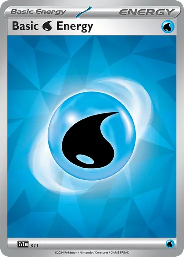 Basic Water Energy 11 from Scarlet & Violet Energies