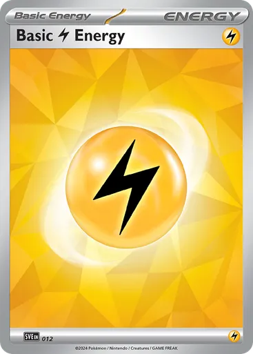 Basic Lightning Energy 12 from Scarlet & Violet Energies