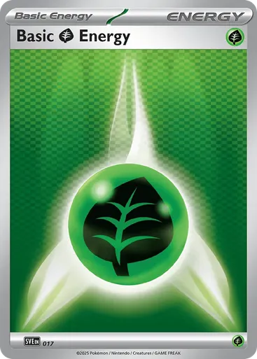 Basic Grass Energy 17 from Scarlet & Violet Energies