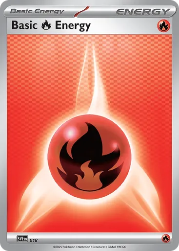 Basic Fire Energy 18 from Scarlet & Violet Energies