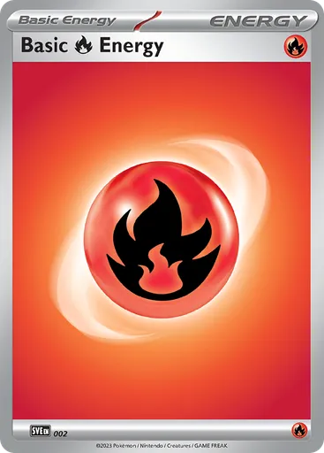 Basic Fire Energy 2 from Scarlet & Violet Energies