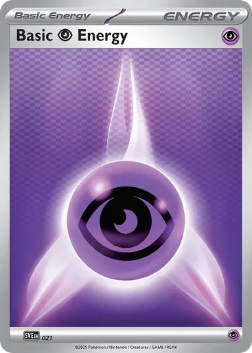 Basic Psychic Energy 21 from Scarlet & Violet Energies