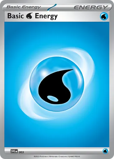 Basic Water Energy 3 from Scarlet & Violet Energies