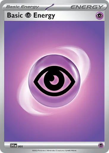 Basic Psychic Energy 5 from Scarlet & Violet Energies