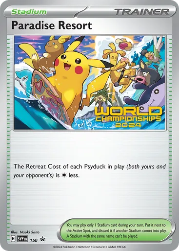 Paradise Resort 150 from Scarlet & Violet Black Star Promos