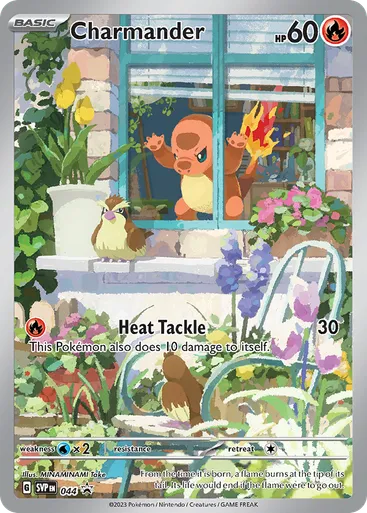 Charmander 44 from Scarlet & Violet Black Star Promos
