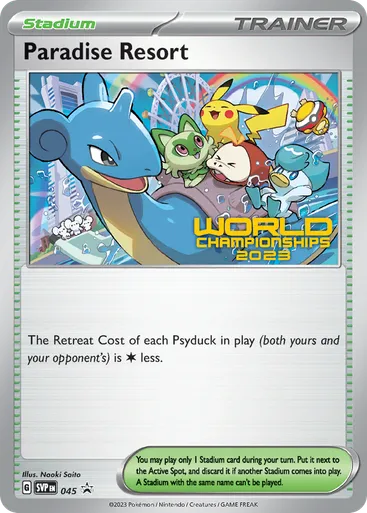 Paradise Resort 45 from Scarlet & Violet Black Star Promos